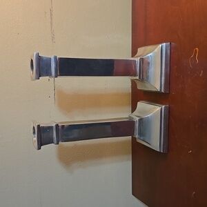 Pair of Silver Candlesticks 8 inches tall